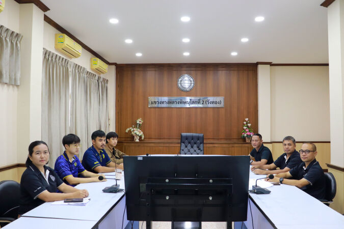 แขวงทางหลวงพิษณุโลกที่ 2  (วังทอง) เข้าร่วมประชุมเพื่อจัดทำร่างข้อปฏิบัติของการเลือกใช้  และติดตั้งอุปกรณ์อำนวยความปลอดภัย เพื่อลดความรุนแรงของการเกิดอุบัติเหตุ