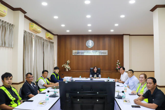 การประชุมติดตั้งป้ายแนะนำแหล่งท่องเที่ยวในจังหวัดพิษณุโลก บนสายทางในความรับผิดชอบของแขวงทางหลวงพิษณุโลกที่ 2 (วังทอง)